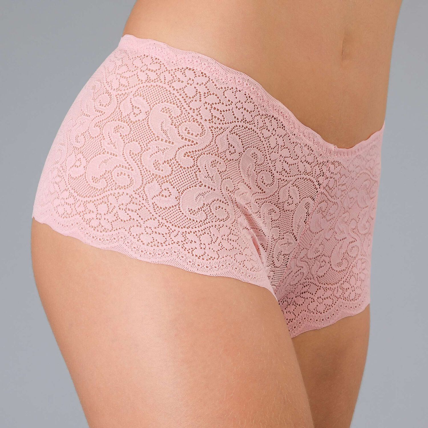 Pack Pantaleta Encaje Y Microfibra Flores Mujer 13277-273 image number 4.0